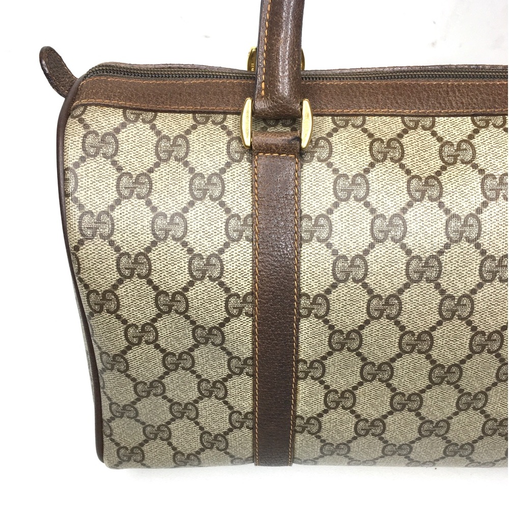 Authentic Gucci brown Boston satchel bag - Picture 10 of 15